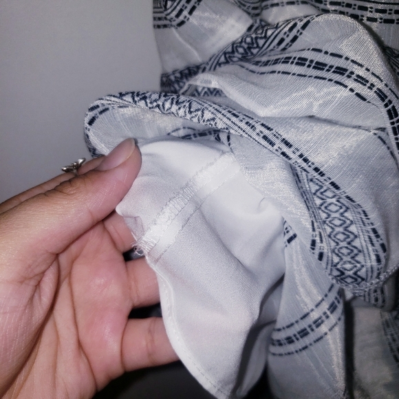 Vince Camuto Smocked Waist Midi Dress - Picture 6 of 8